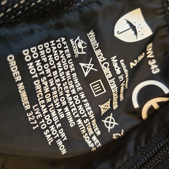 GILL OS2 Jacket Mens S Navy Sailing Yachting Waterproof Pockets OS2J Fishing - Picture 12 of 15